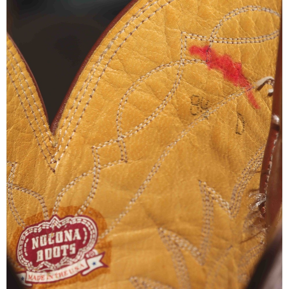Nocona Brown Leather Western Cowboy Boot 7529 Womens Size 8 1/2‎ D - Picture 14 of 16
